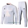 Sudadera De Entrenamiento Trajes Juventus Cremallera De Cuarto 2021/22 Blanca - Hombre